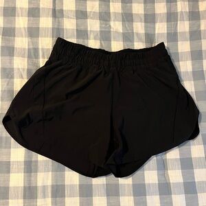 Lululemon Track That Mid Rise Lined Short 5” black size 12